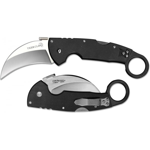 Складной нож Cold Steel CS22KF Tiger Claw Plain Edge -сталь XHP