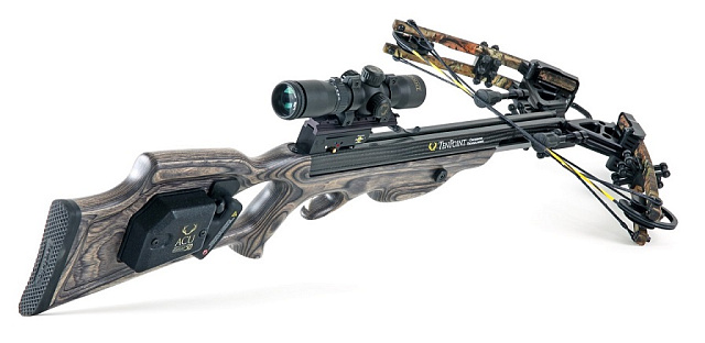 Арбалет блочный для охоты фирмы TenPoint "Carbon Xtra CLS" с ручным натяжителем «ACUdraw50» USA.