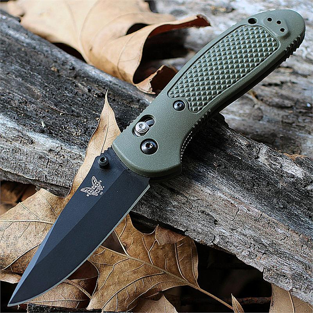 Складной нож Benchmade 551BKOD сталь s30v PARDUE DROP PT GRIP