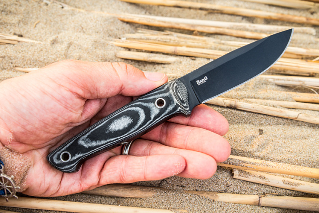 Нож Kizlyar Supreme Santi Black AUS-8