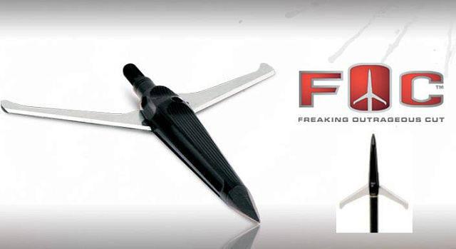 Наконечники  раскрывающиеся для охоты NAP «FOC» 170grans. USA.