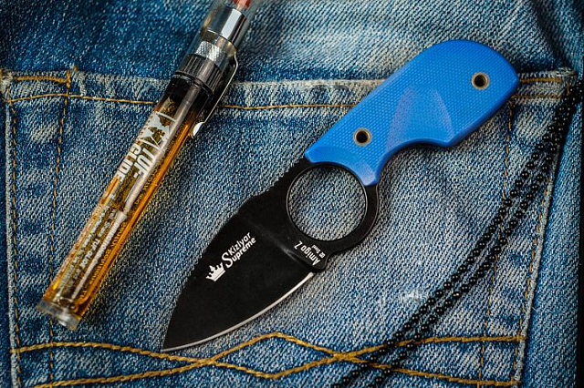 Нож Kizlyar Supreme "Amigo Z" D2  BT bluh