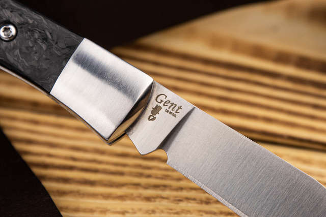 Складной нож Kizlyar Supreme Gent D2 Carbon StoneWash