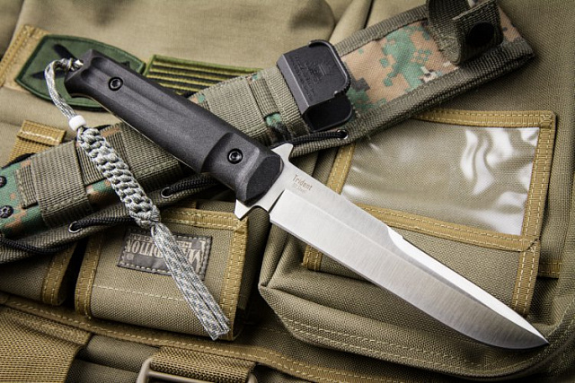 Нож Kizlyar Supreme "Trident" Satin D2