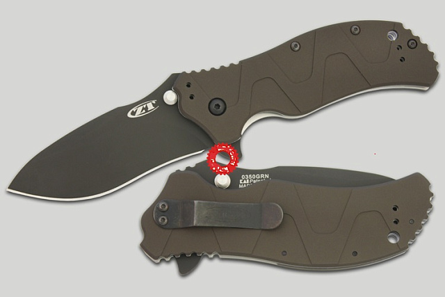 Нож ZERO TOLERANCE ZT 0350GRN
