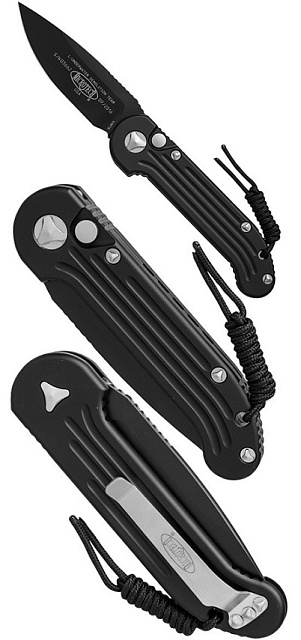 Нож Microtech LUDT 135-1 с автоматическим открытием клинка.