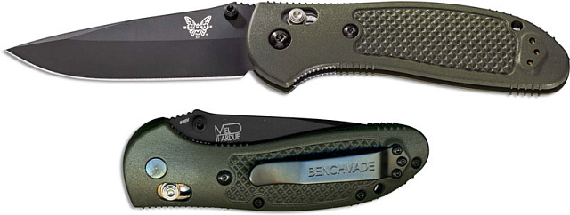 Складной нож Benchmade 551BKOD сталь s30v PARDUE DROP PT GRIP
