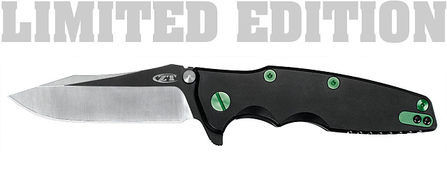 Нож ZERO TOLERANCE ZT 0392BLKGRN Limited Edit