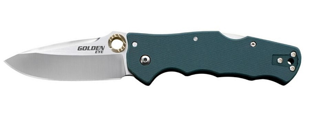 Складной нож Cold Steel CS62QFGS Golden Eye Forest Green Spear Point