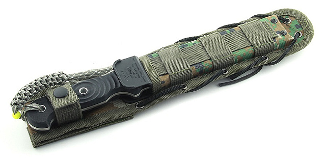 Нож Kizlyar Supreme Legion сталь D2 BT(черный)