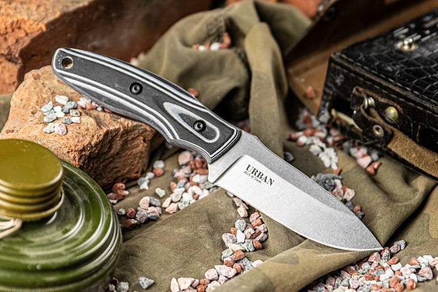 Нож Kizlyar Supreme URBAN AUS-8 STONEWASH G10