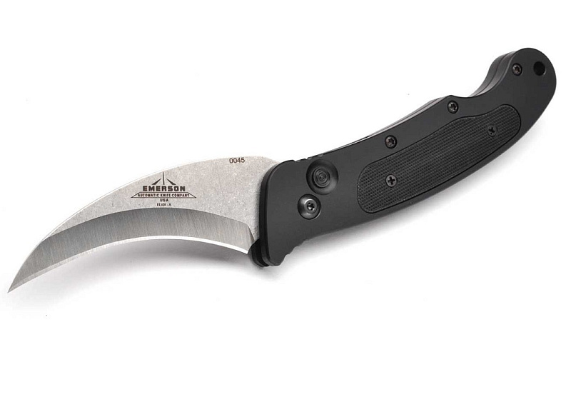 Нож автоматический Emerson "Elvia" – A Black G-10 от Emerson Лимитированная версия (номер 081)