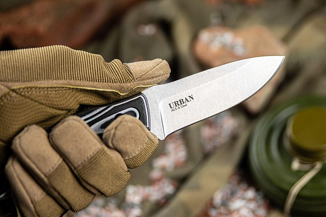 Нож Kizlyar Supreme URBAN AUS-8 STONEWASH G10