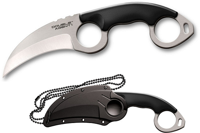 Нож с фиксированным клинком фирмы Cold Steel "Double Agent I" CS/39FK