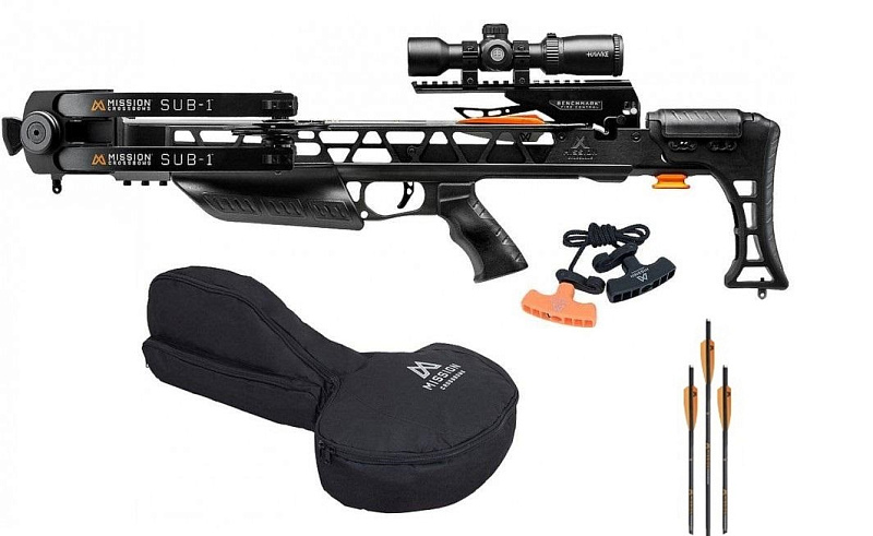 Блочный арбалет MISSION SUB-1 XR BLACK комплектация Luxe