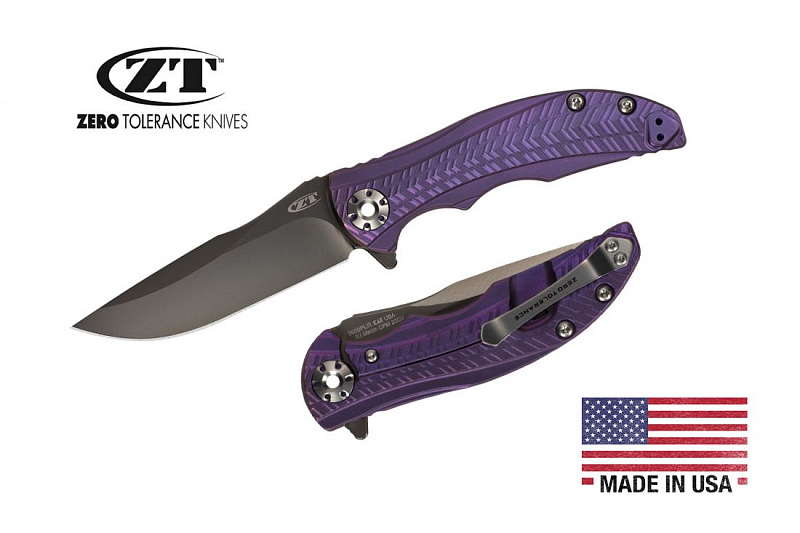 Складной нож ZERO TOLERANCE ZT 0609PUR