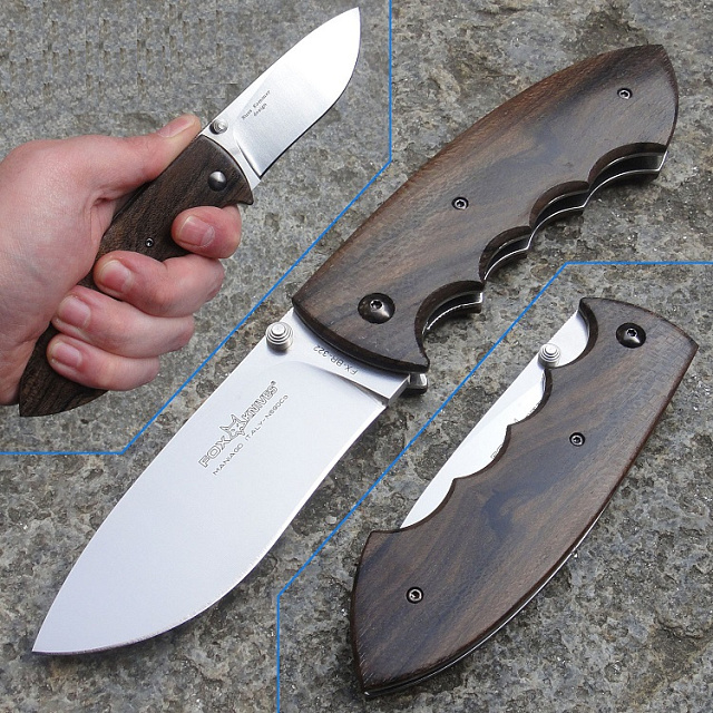 Складной нож Fox BR322 HUNTING RUSS KOMMER