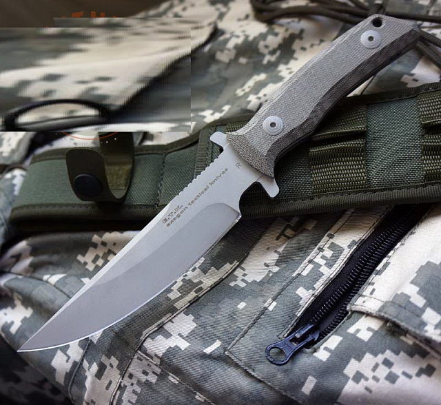 Нож с фиксированным клинком FOX EXAGON TACTICAL OF/FX-1666TKR