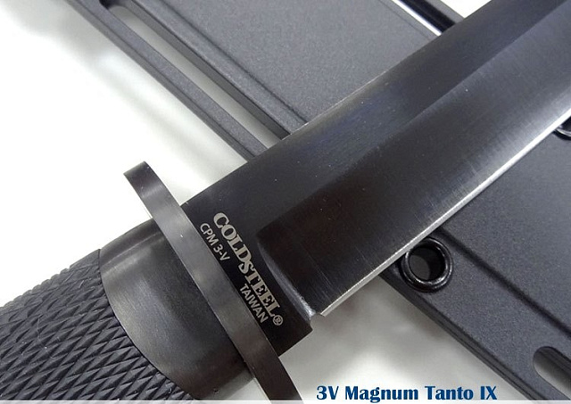 Нож с фиксированным клинком Cold Steel  CS13QMBIX 3V Magnum Tanto IX