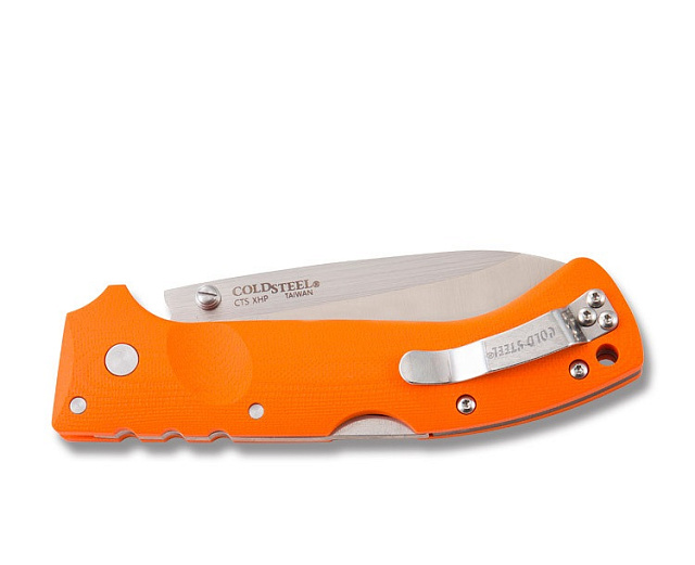 Складной нож Cold Steel CS30ULHRY Ultimate Hunter Blaze Orange. Сталь CTS-XHP