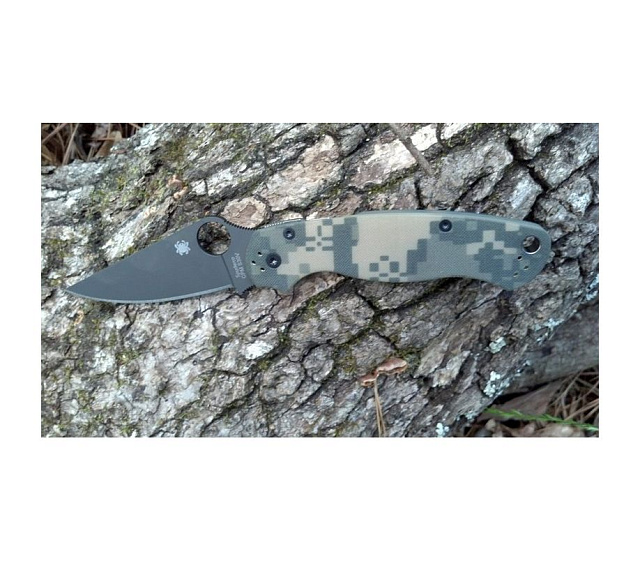 Складной нож Spyderco Paramilitary 2  C81GPCMOBK2